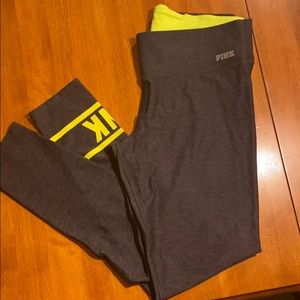 Pink athletic leggings